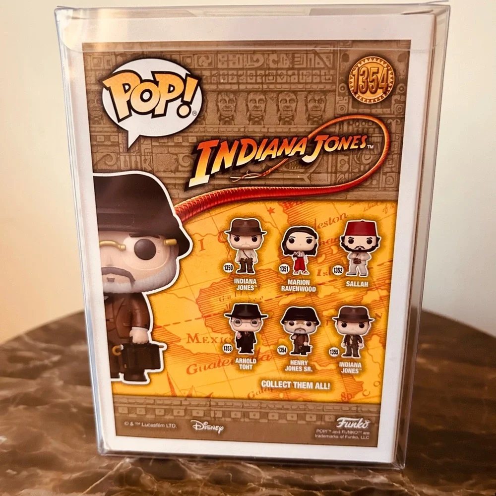 Funko Pop! Vinyl Indiana Jones Henry Jones Sr. #1354 Bobblehead Figure - Picture 3 of 6